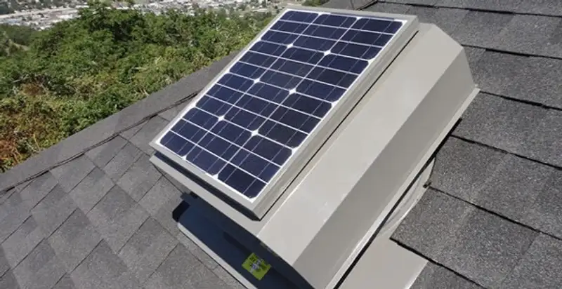 attic fan installation services with energy-efficient roof-mounted ventilation system in Dallas, TX