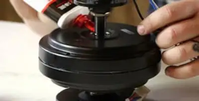 Ceiling fan motor repair and internal component adjustment in Dallas, TX