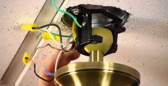 Ceiling fan wiring repair and electrical connection service in Dallas, TX