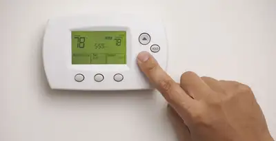 Digital thermostat installation with precise temperature programming in Dallas, TX