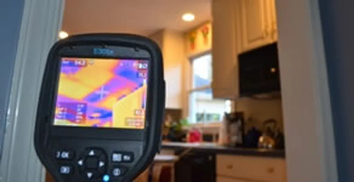 home energy audit service using thermal imaging to evaluate electrical efficiency inside a home in Dallas, TX