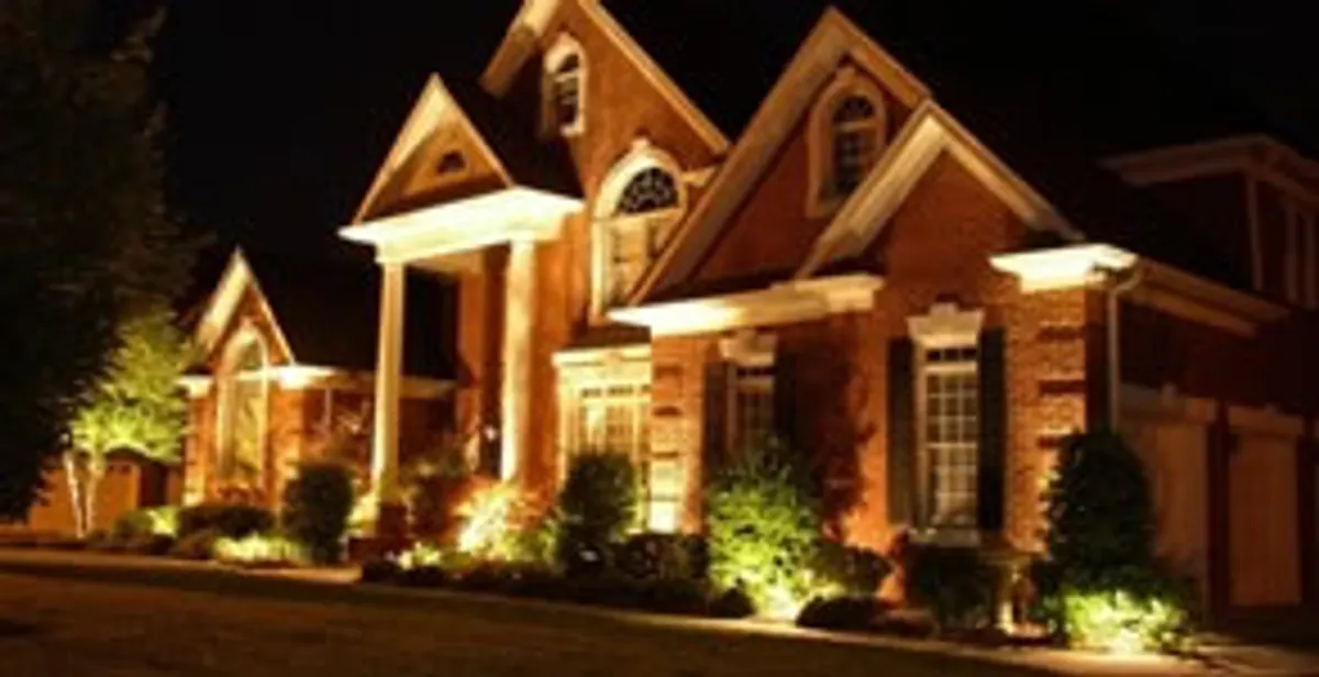 landscape lighting installation services enhancing residential exterior lighting in Dallas, TX