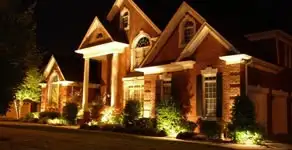 landscape lighting installation services enhancing residential exterior lighting in Dallas, TX