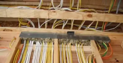 new construction wiring services with organized electrical rough-in performed by licensed electricians in Dallas, TX