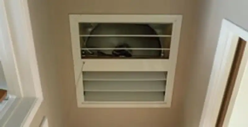 whole house fan installation services with ceiling-mounted ventilation system in Dallas, TX